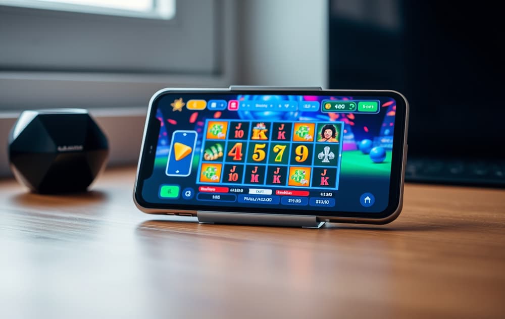 Mobilspiller som aktiverer daglige freespins på LuckyWins