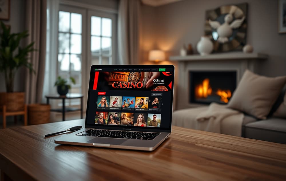 LysaCasino forside med casino bonus uten innskudd