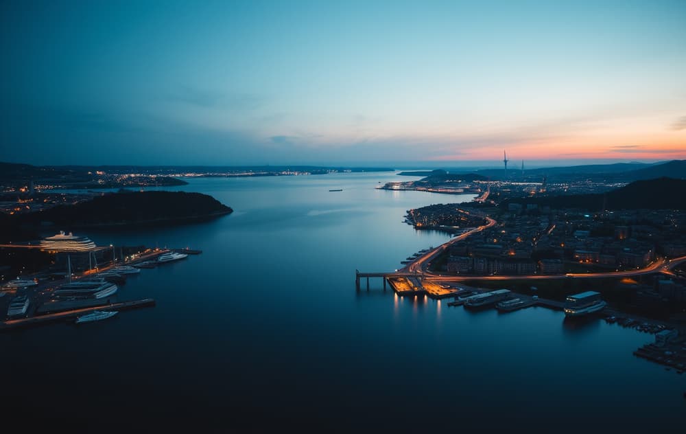 Oslo-fjorden i skumring – atmosfære for beste gamblingsider